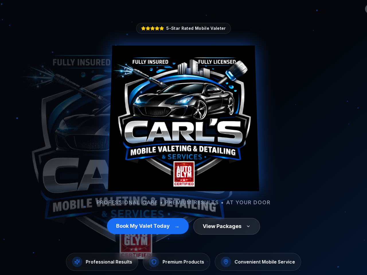 Screenshot of Carls Mobile Valeting