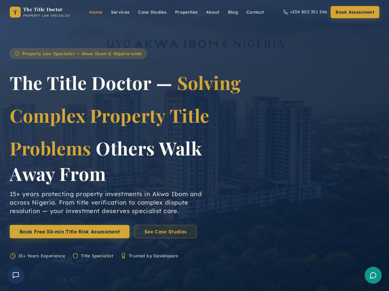 Screenshot of Title Doctor